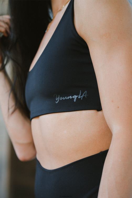 YoungLA kvinnor w303 skulpterad bh svart Kläder 62TXL996