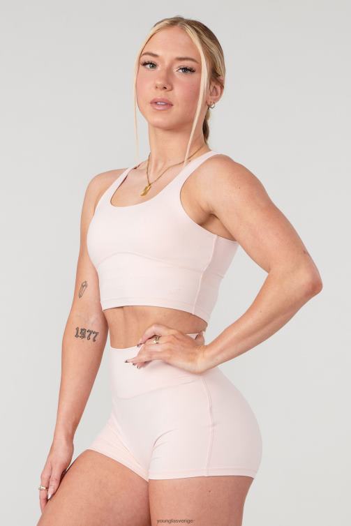 YoungLA kvinnor w309 sport-bh i nivå upp lotusrosa Kläder 62TXL1002