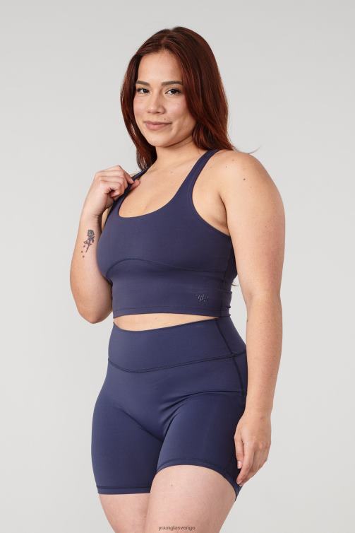 YoungLA kvinnor w309 sport-bh i nivå upp svart dahlia Kläder 62TXL1003