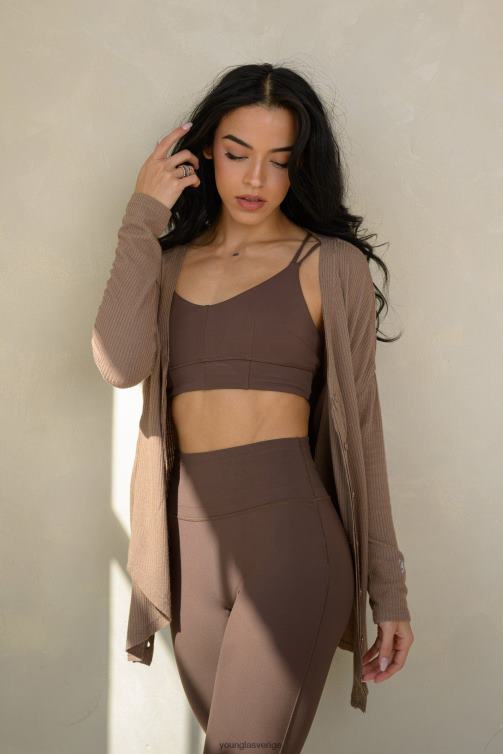 YoungLA kvinnor w319 - asana sport-bh svart Kläder 62TXL1017