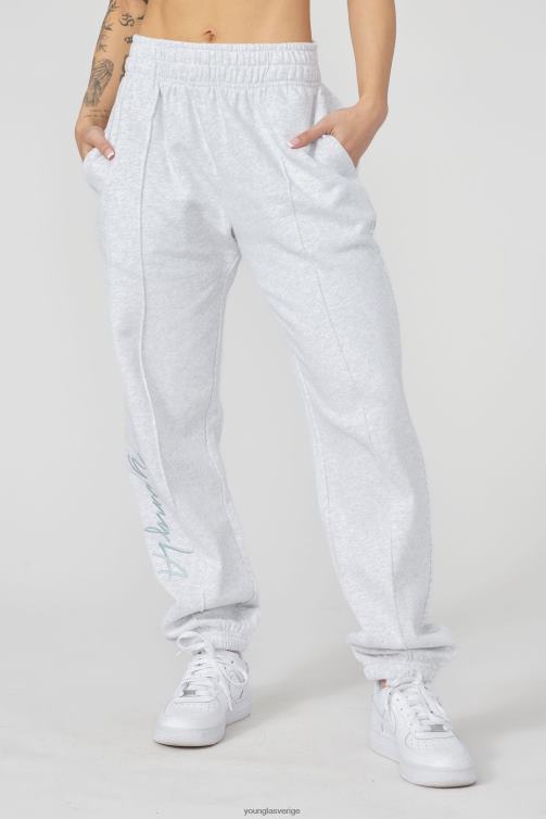 YoungLA kvinnor w202 script joggers 2.0 brun Kläder 62TXL1130