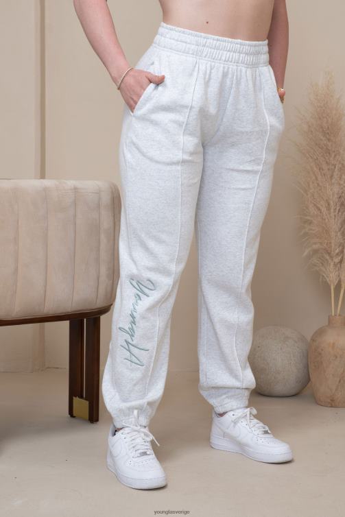 YoungLA kvinnor w202 script joggers 2.0 brun Kläder 62TXL1130