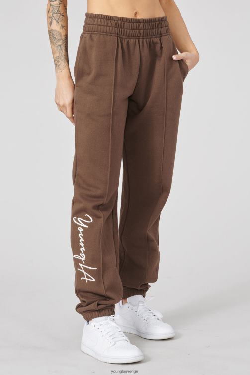 YoungLA kvinnor w202 script joggers 2.0 svart Kläder 62TXL1133