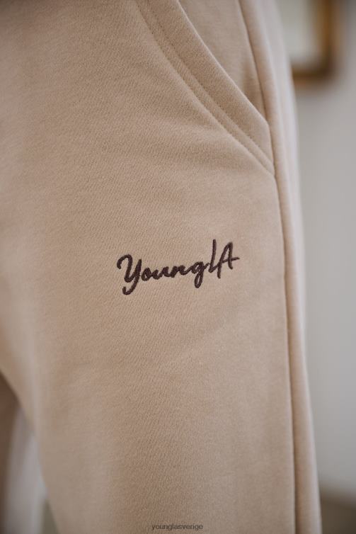 YoungLA kvinnor w207 trippelsträngad joggingbyxa svart Kläder 62TXL1137