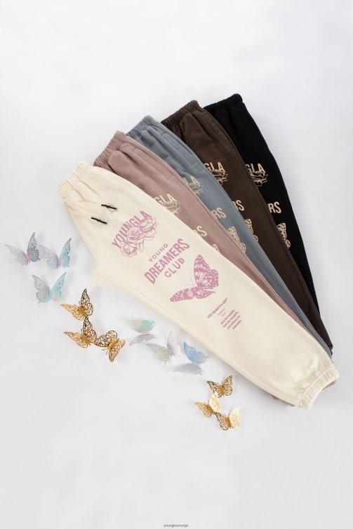 YoungLA kvinnor w211 dreamers joggingbyxor svart Kläder 62TXL1168