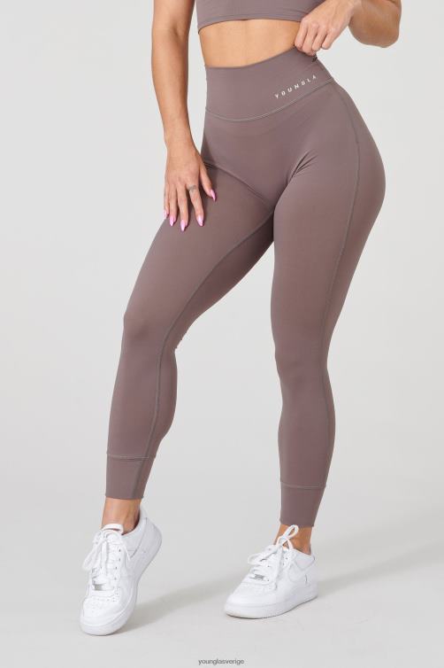 YoungLA kvinnor w212 progress leggings plommontryffel Kläder 62TXL1150