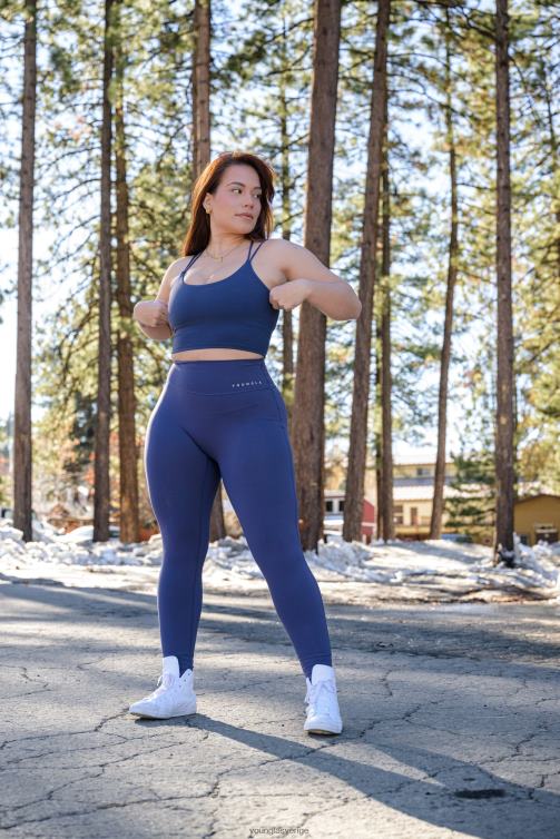 YoungLA kvinnor w212 progress leggings plommontryffel Kläder 62TXL1150