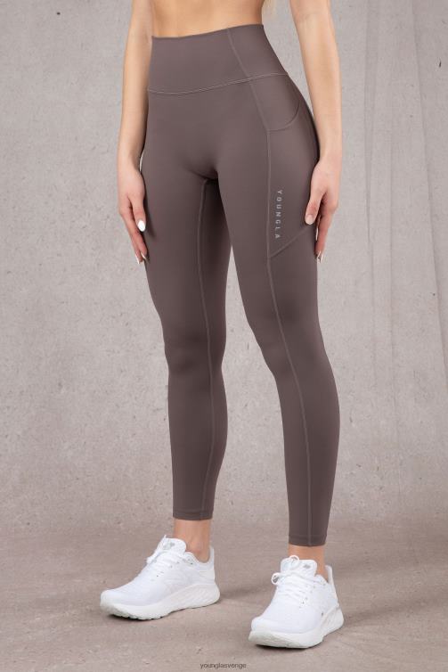 YoungLA kvinnor w214 power leggings plommontryffel Kläder 62TXL1164