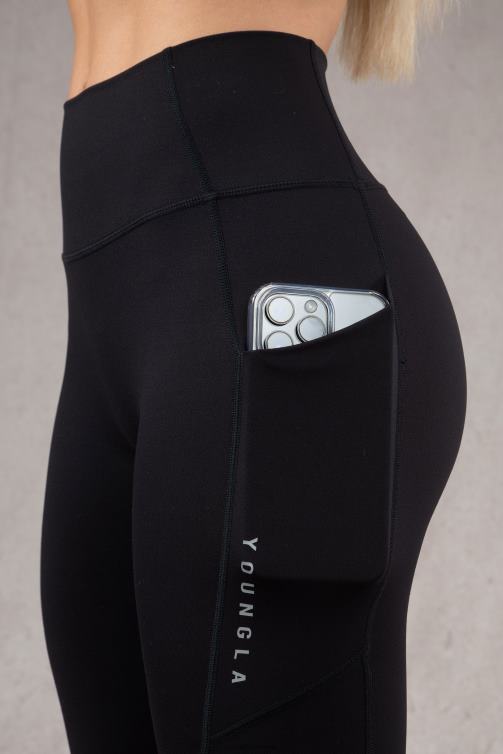 YoungLA kvinnor w214 power leggings plommontryffel Kläder 62TXL1164