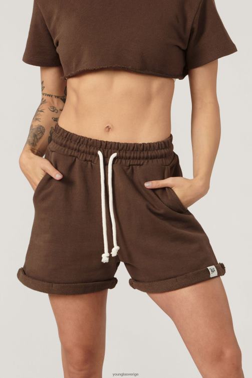 YoungLA kvinnor w102 supreme shorts brun Kläder 62TXL1090