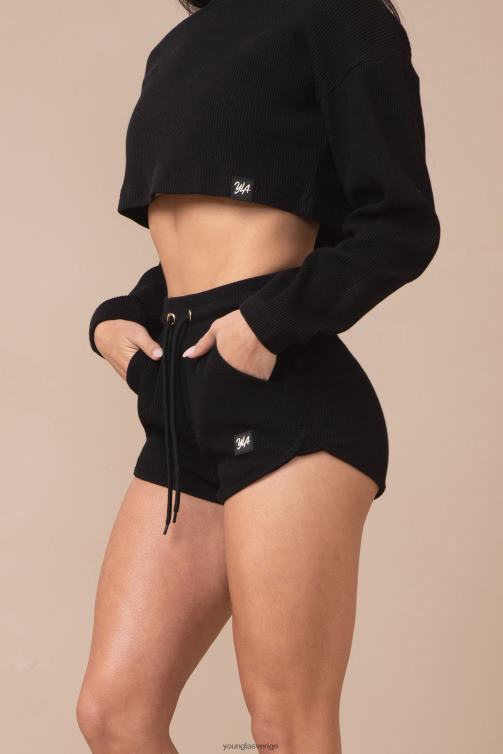 YoungLA kvinnor w113 peachy korta shorts elfenben Kläder 62TXL1101