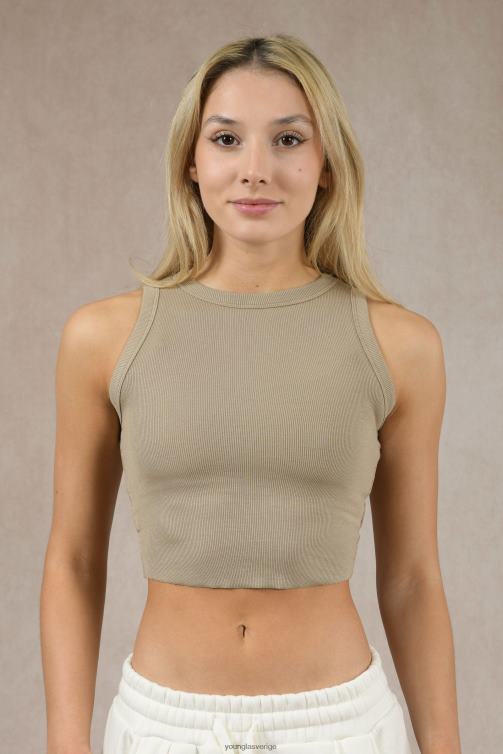 YoungLA kvinnor w314 - flexrib linne odyssey grå Kläder 62TXL1060