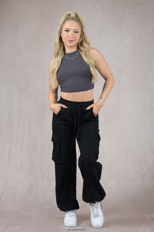 YoungLA kvinnor w314 - flexrib linne rostad mandel Kläder 62TXL1061