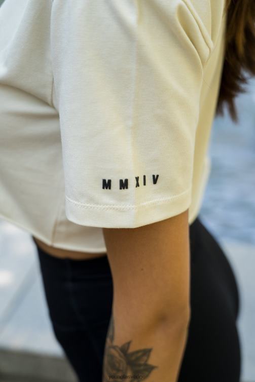 YoungLA kvinnor w403 etablerad beskuren t-shirt rosa dryck Kläder 62TXL1023