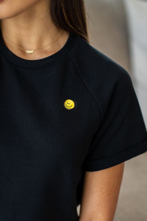 YoungLA kvinnor w411 raglan beskuren t-shirt björk Kläder 62TXL1053