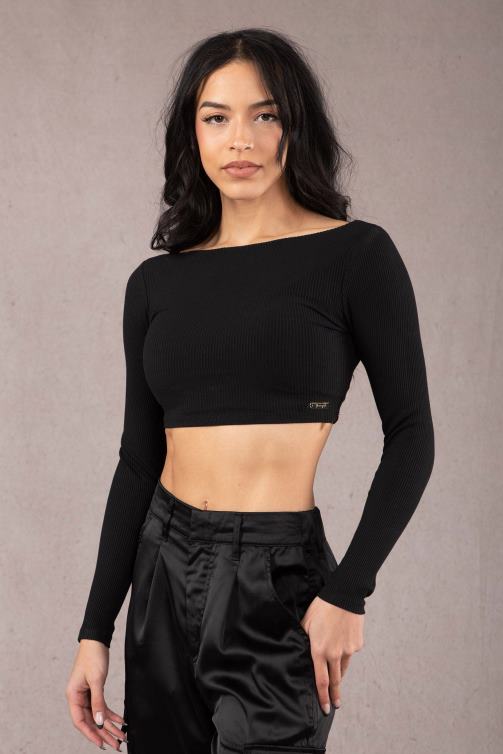 YoungLA kvinnor w419 grace cropped top kokosmjölk Kläder 62TXL1047