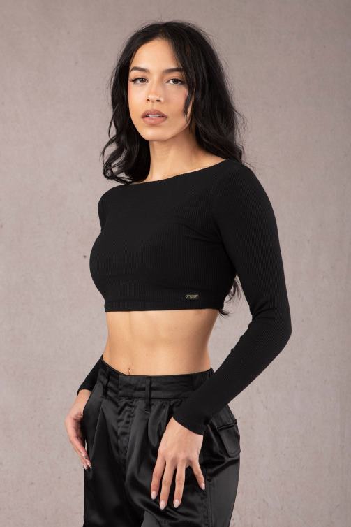YoungLA kvinnor w419 grace cropped top kokosmjölk Kläder 62TXL1047