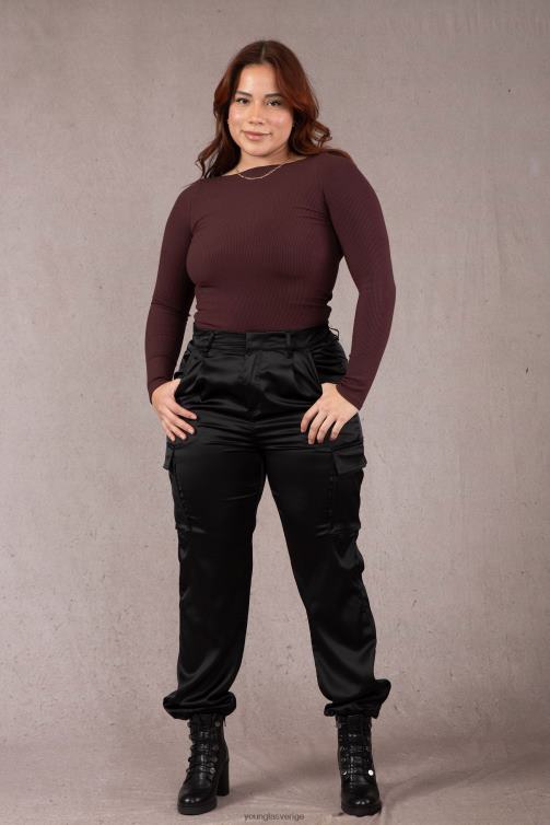 YoungLA kvinnor w420 grace topp svart Kläder 62TXL1068