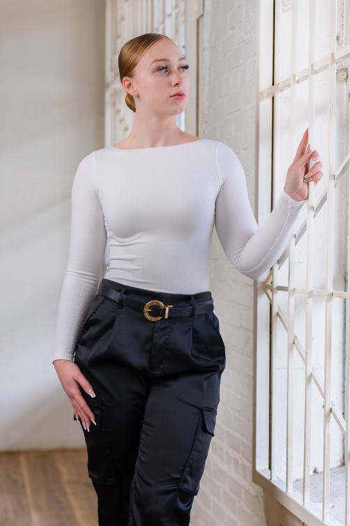 YoungLA kvinnor w420 grace topp svart Kläder 62TXL1068