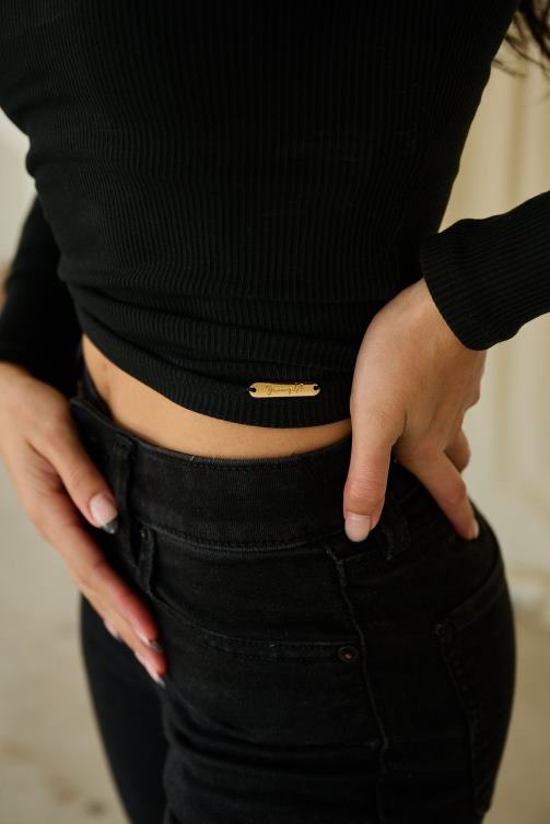 YoungLA kvinnor w420 grace topp svart Kläder 62TXL1068