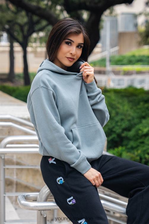 YoungLA kvinnor w502 huvtröja brun Kläder 62TXL1192