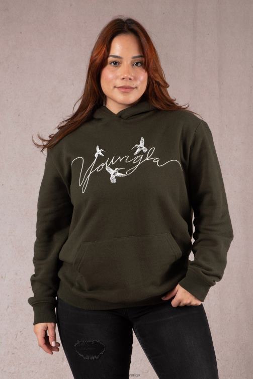 YoungLA kvinnor w509 hummingbird oversized hoodie kol Kläder 62TXL1186