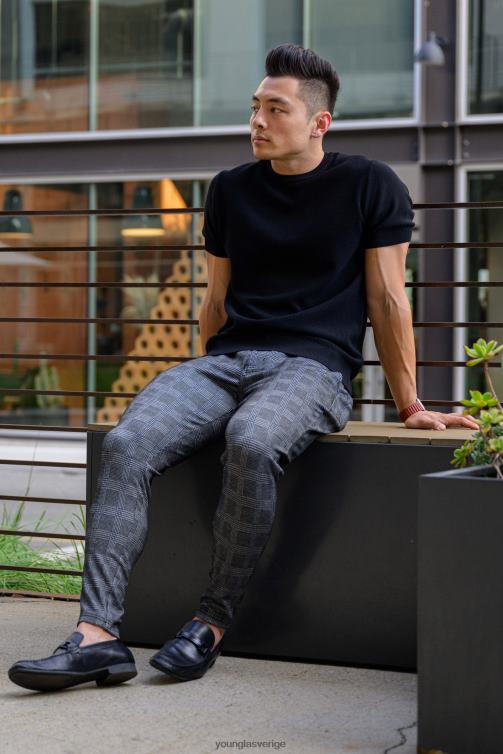 YoungLA män 615 nya dress byxor grå Kläder 62TXL752