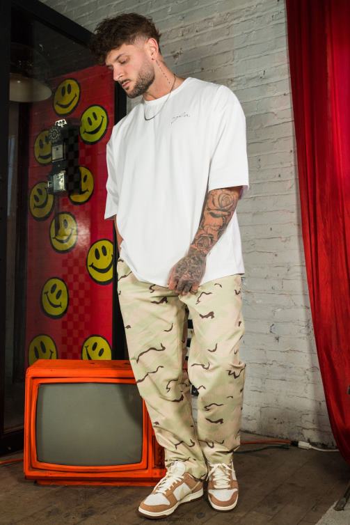 YoungLA män 201 off the grid byxor kaki Kläder 62TXL921