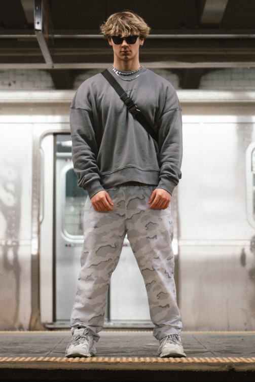 YoungLA män 201 off the grid byxor kaki Kläder 62TXL921