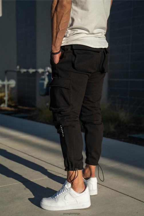 YoungLA män 206 rambo strid joggare brun tvätt Kläder 62TXL914