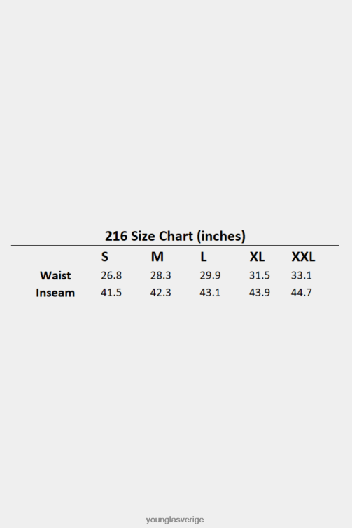 YoungLA män 216 eviga inga manschett svettas gråmelerad Kläder 62TXL895
