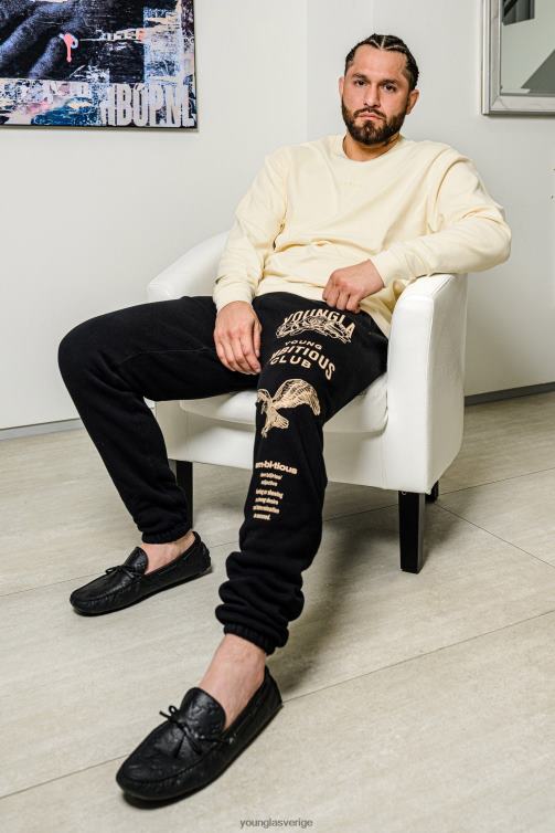 YoungLA män 233 de odödliga joggarna off-white Kläder 62TXL844