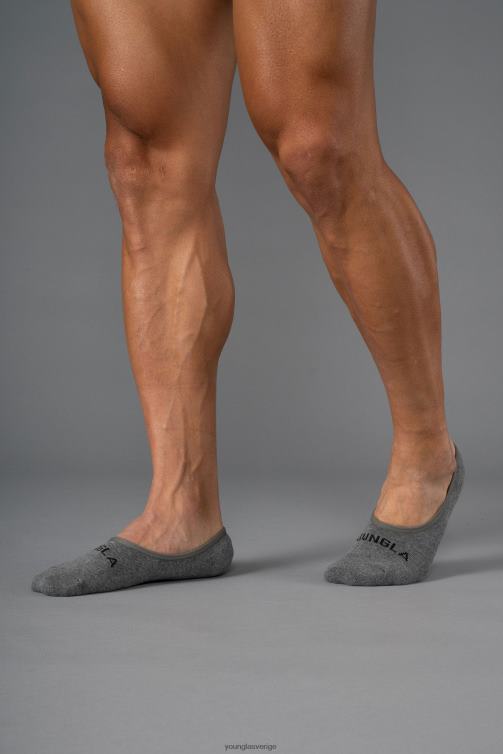 YoungLA män 711 no show strumpor 3-pack svart tillbehör 62TXL992