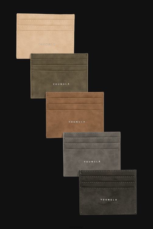 YoungLA män 725 Executive-korthållare brun tillbehör 62TXL984