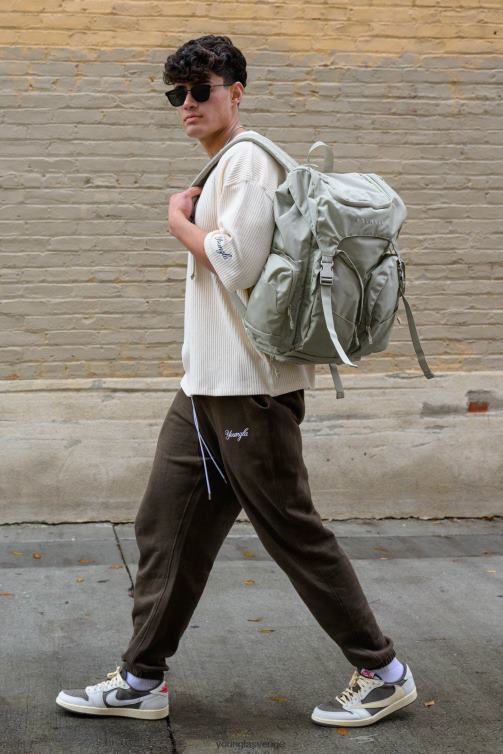 YoungLA män 731 grand tour-ryggsäckar svart tillbehör 62TXL988