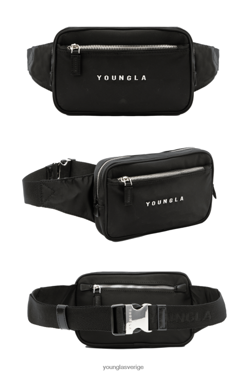 YoungLA män 751 lyxiga fannypack svart tillbehör 62TXL970