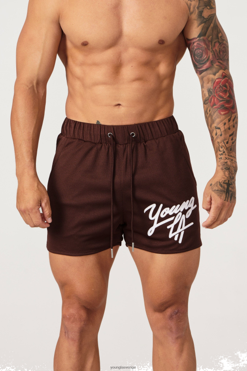 YoungLA män 104 äldre shorts brun Kläder 62TXL514
