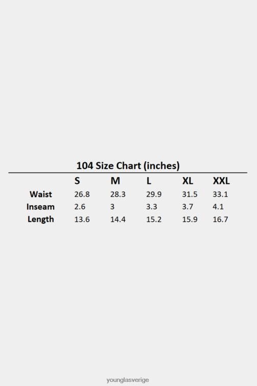 YoungLA män 104 äldre shorts svart Kläder 62TXL513