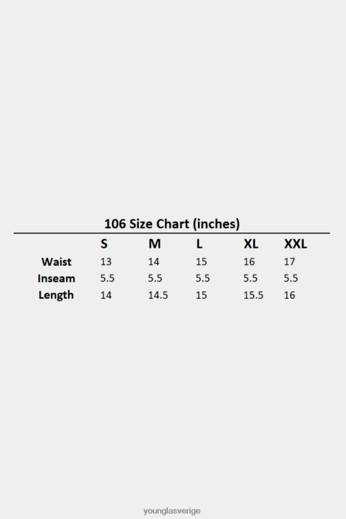 YoungLA män 106 vintage korta shorts brun tvätt Kläder 62TXL622