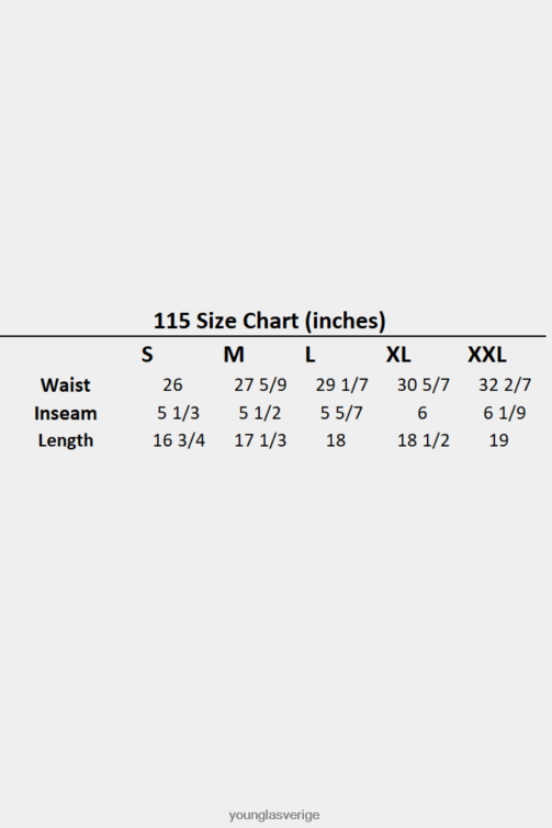 YoungLA män 115 signaturshorts Marin Kläder 62TXL584