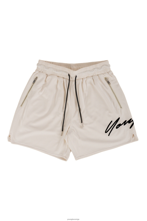YoungLA män 115 signaturshorts off-white Kläder 62TXL585