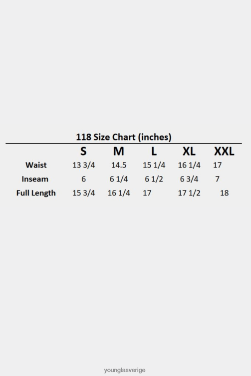 YoungLA män 118 de perfekta shortsen skog grön Kläder 62TXL553