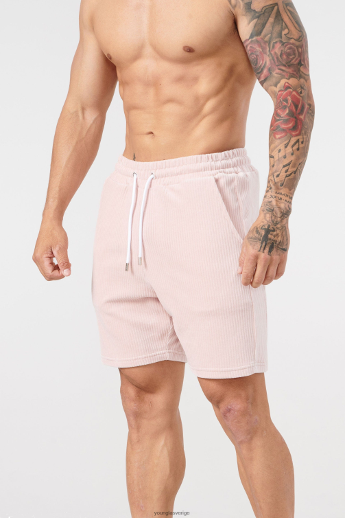 YoungLA män 119 sladdsamling - shorts rosa Kläder 62TXL592