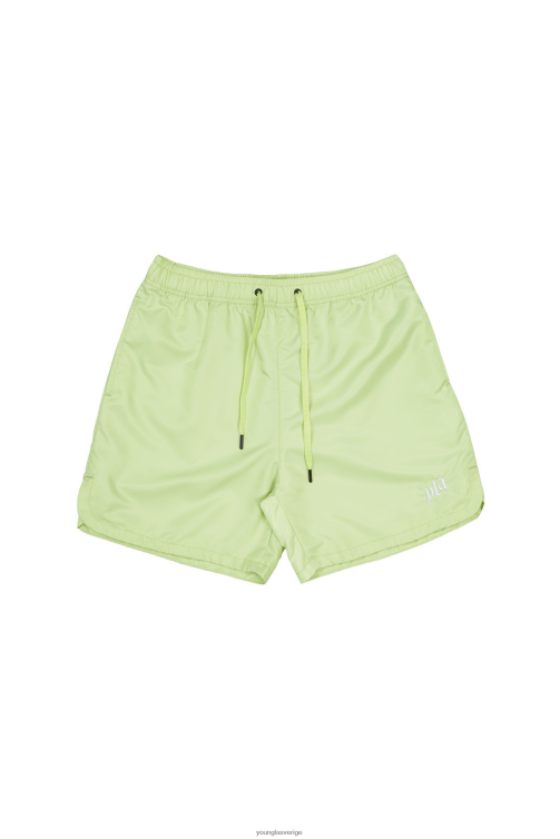 YoungLA män 123 pastellfärgade flowshorts pastellgrön Kläder 62TXL478
