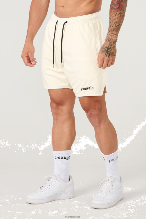 YoungLA män 134 set med shorts och strumpor off-white Kläder 62TXL496