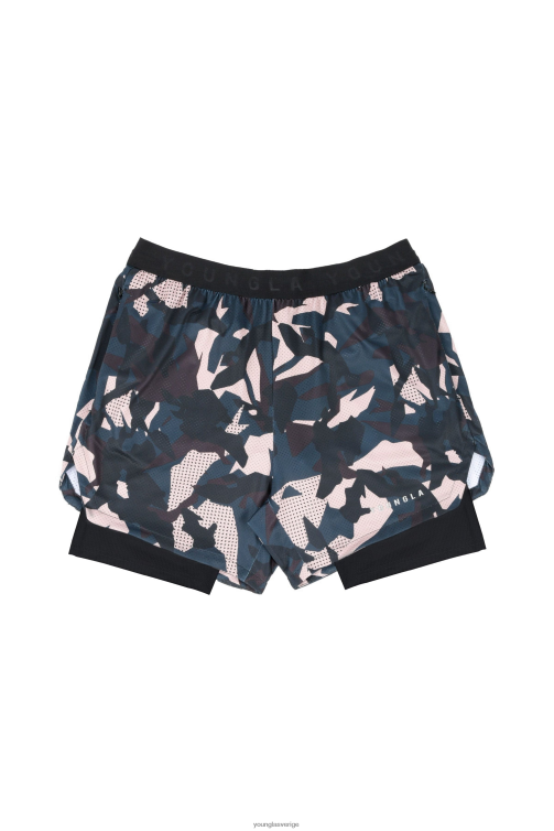YoungLA män 138 trilogi camo kompressionsshorts öken camo Kläder 62TXL724