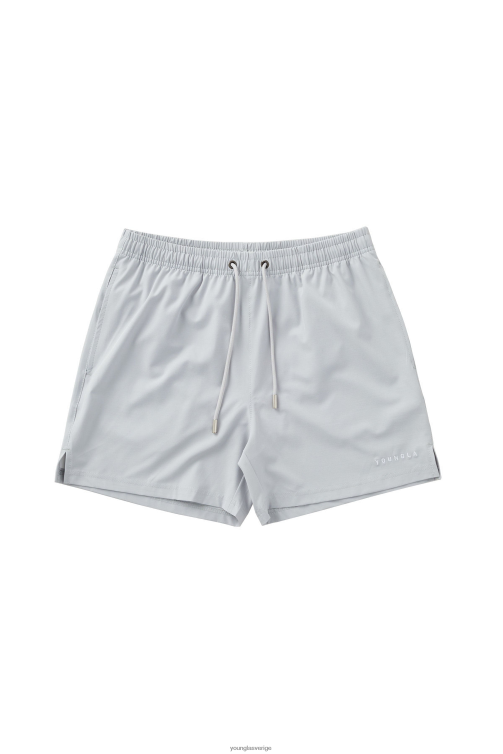 YoungLA män 140 natt badshorts 23\' ljusgrå Kläder 62TXL544