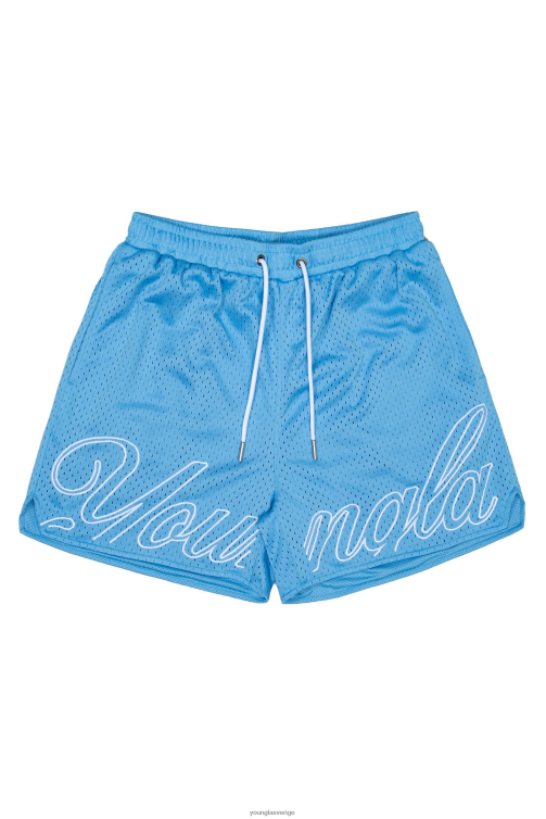 YoungLA män 155 mästerskapshorts carolina blå Kläder 62TXL470