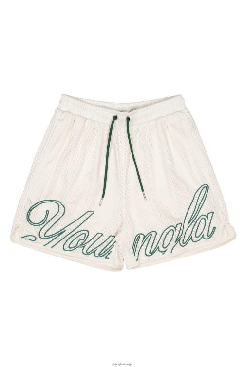 YoungLA män 155 mästerskapshorts off-white Kläder 62TXL472