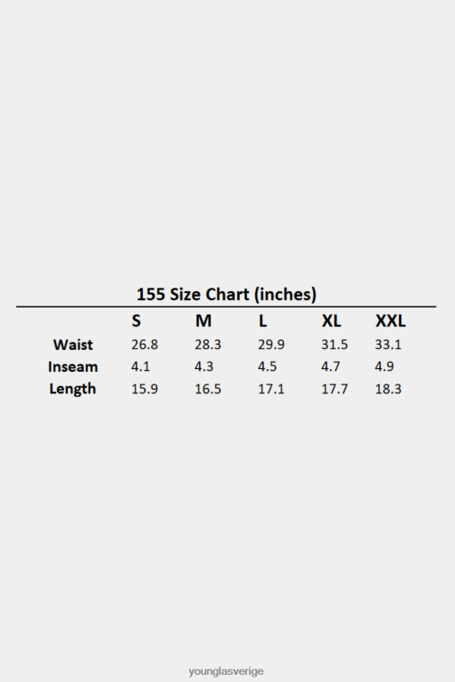 YoungLA män 155 mästerskapshorts svart Kläder 62TXL468